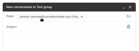Image showing Google groups page