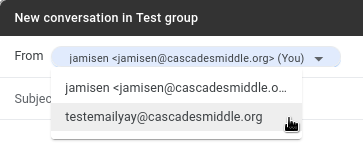 Image showing Google groups page